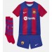 Cheap Barcelona Ousmane Dembele #7 Home Football Kit Children 2023-24 Short Sleeve (+ pants)